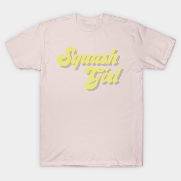 Squash girl yellow T-Shirt by Sloop